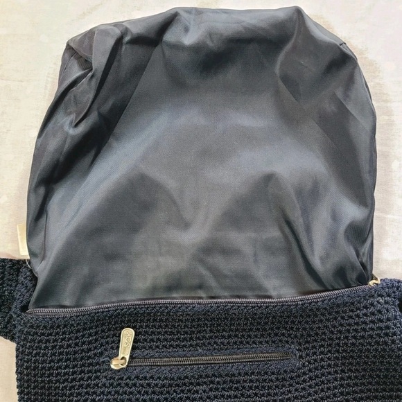 The Sak Navy Crochet crossbody/Shoulder Bag - Picture 4 of 8